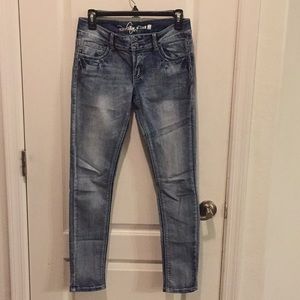 Faded Denim Wash Jeans